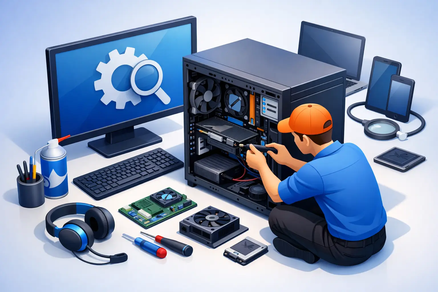 Servicing a Computer: What It Really Means